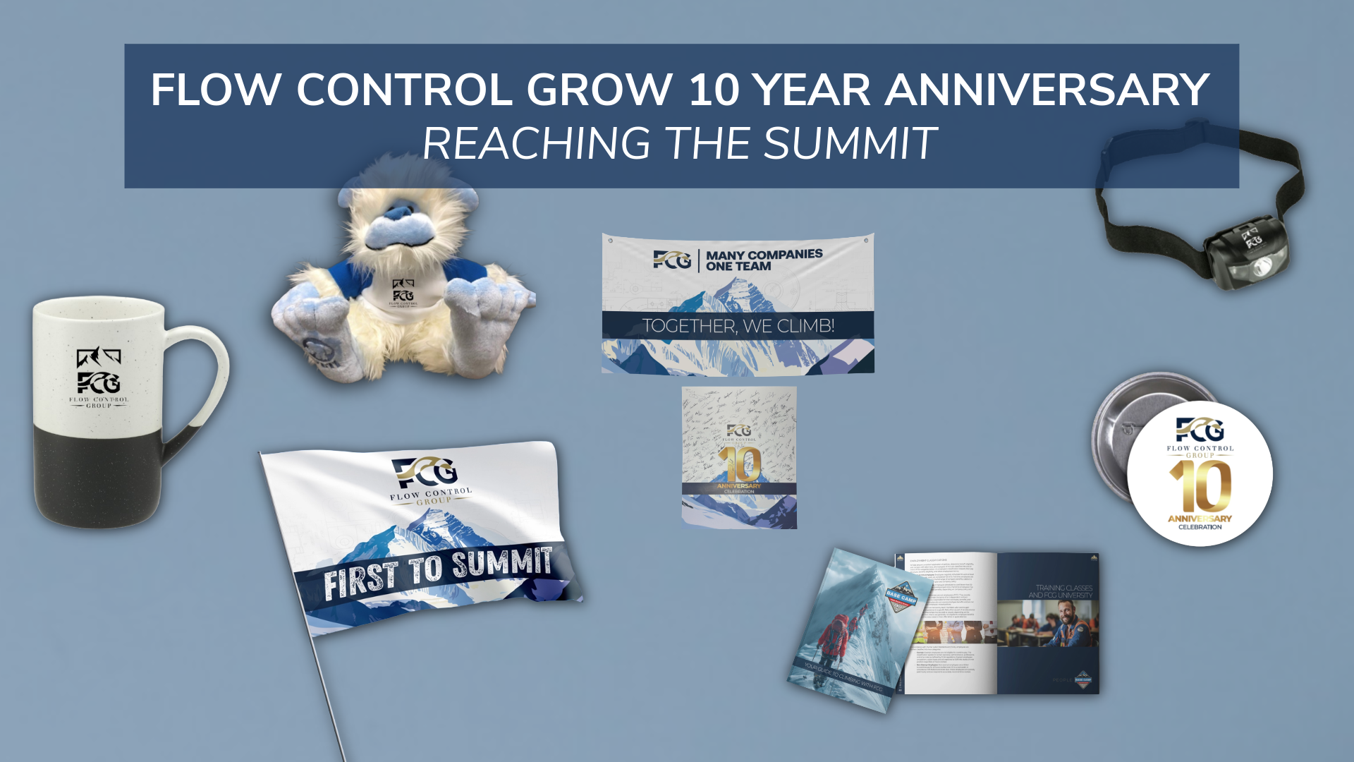 FCG 10 Year Anniversary Celebration Promotional Items
