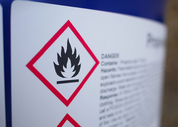 symphonix Roll-Fed Labels Dangerous Goods