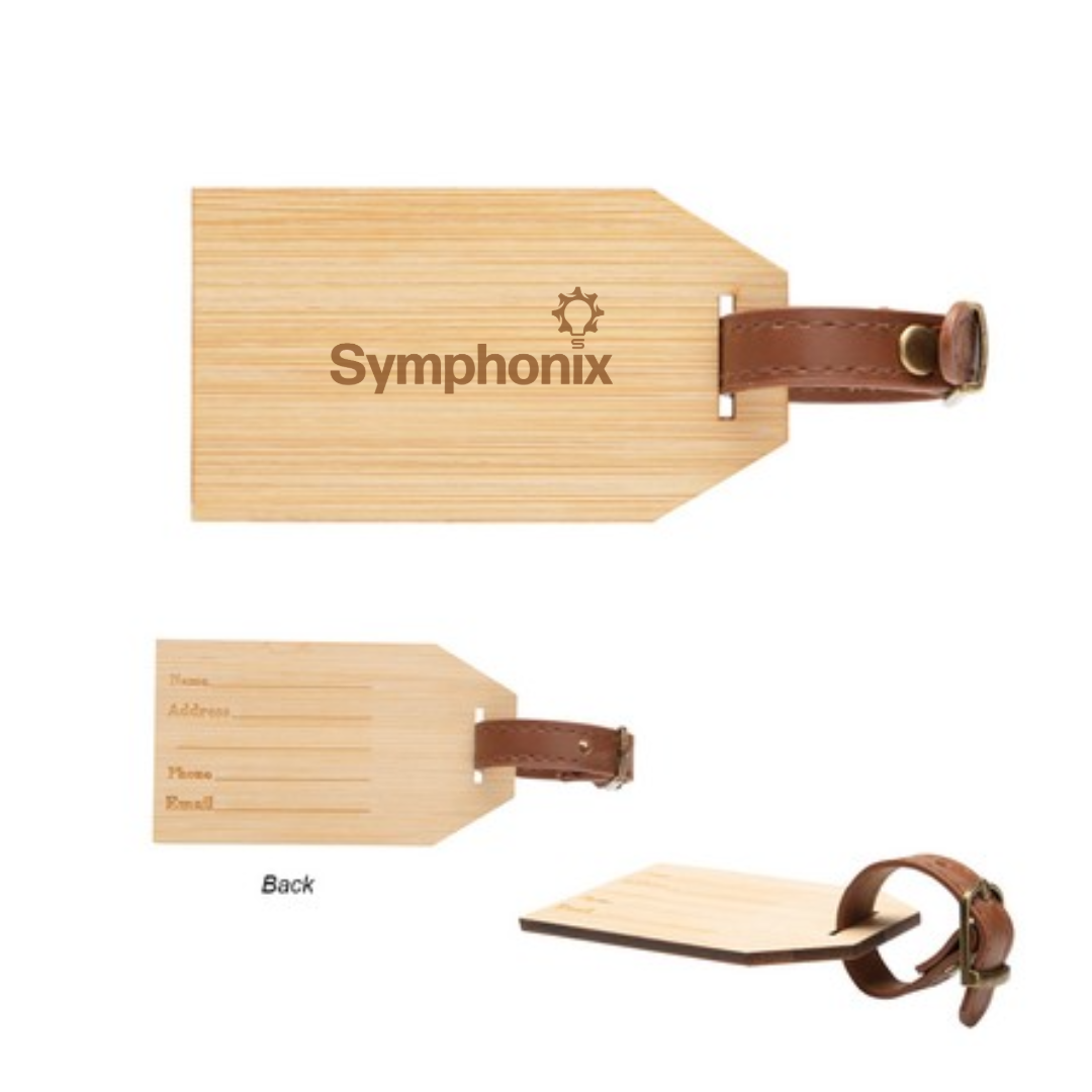 Outbound Bamboo Luggage Tag