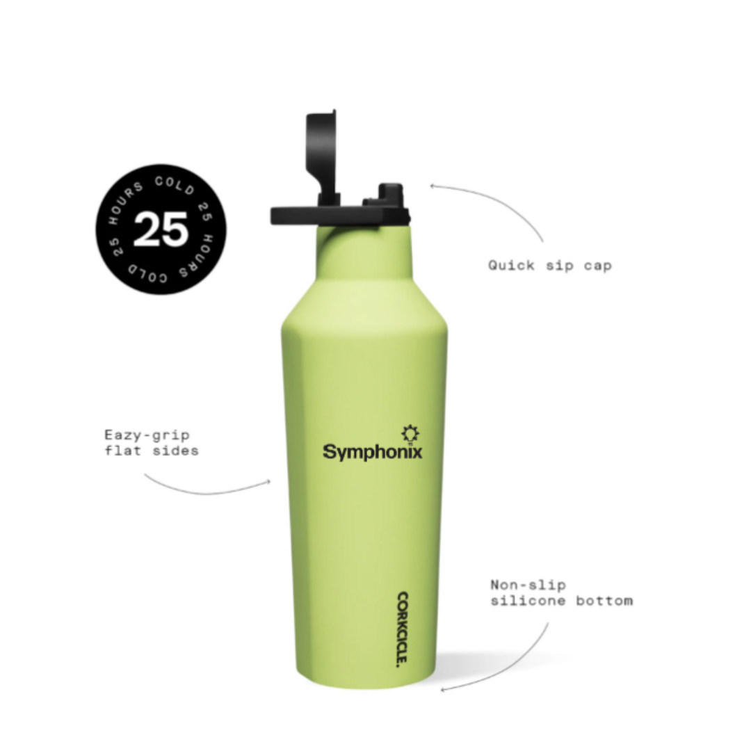CORKCICLE® Sport Canteen Soft Touch- 20 Oz. - Citron