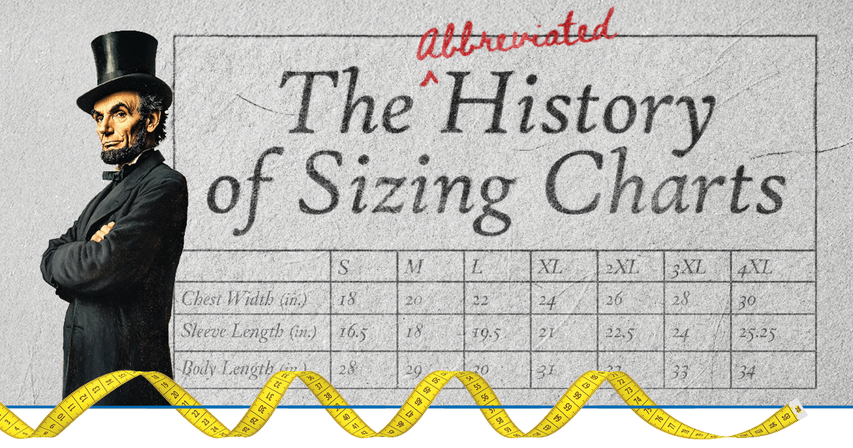 The History of Sizing Charts